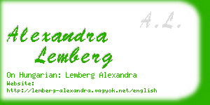 alexandra lemberg business card